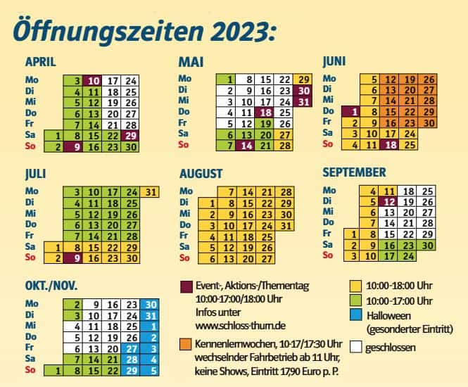 öffnungszeiten